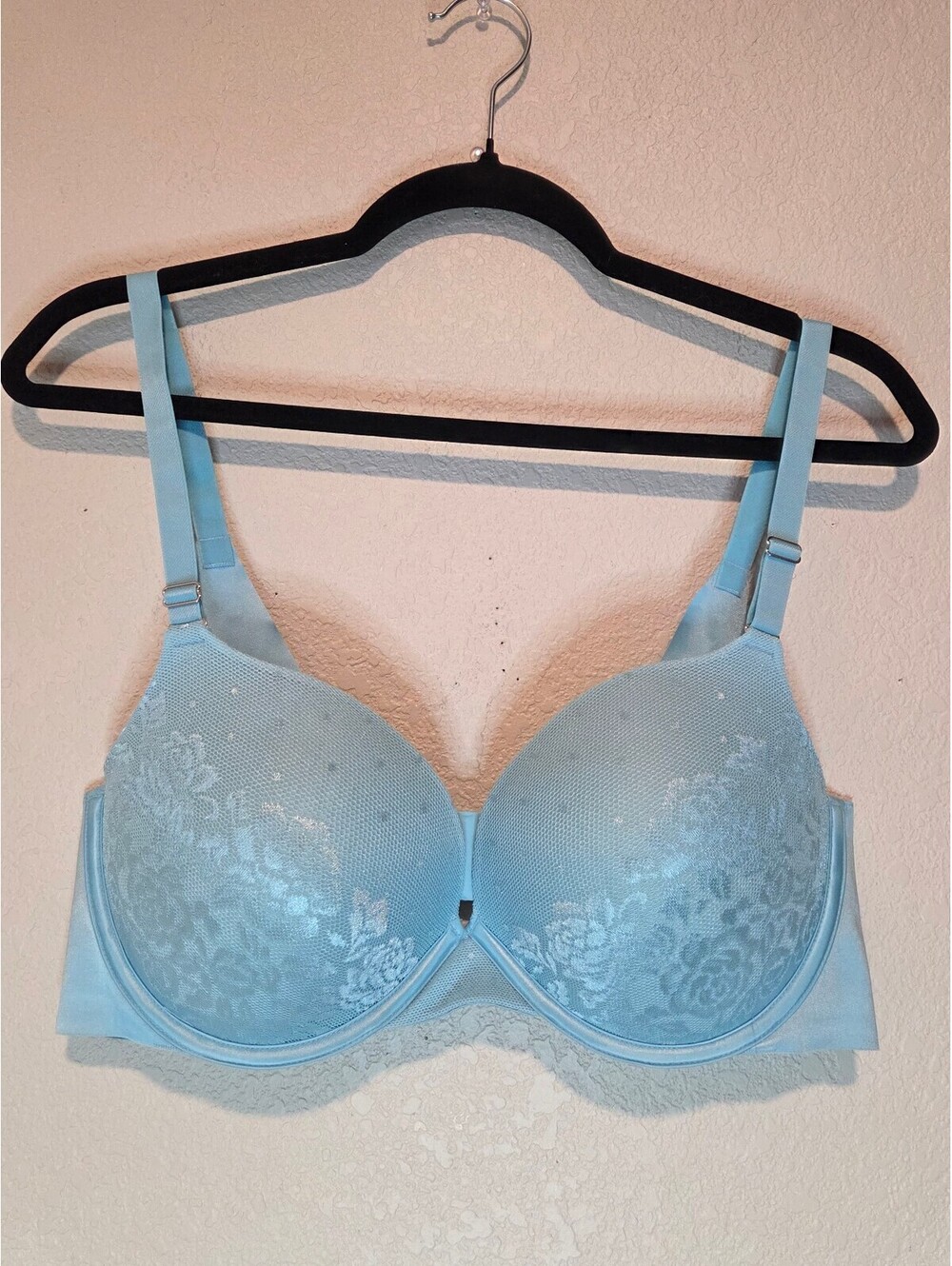 Secret Treasures Light Blue Lace Underwire Bra Size 40C